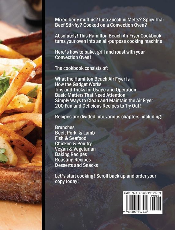 Produktbild: The Newest Hamilton Beach Air Fryer Cookbook