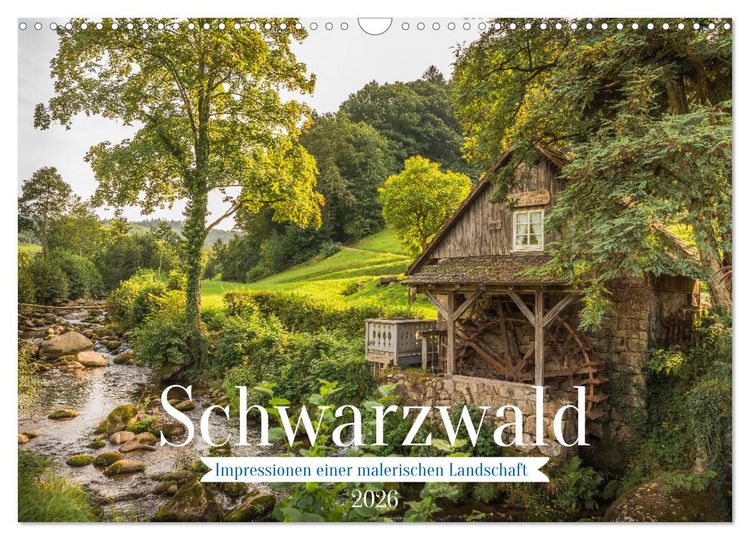 Produktbild: Schwarzwald (Wandkalender 2026 DIN A3 quer), CALVENDO Monatskalender
