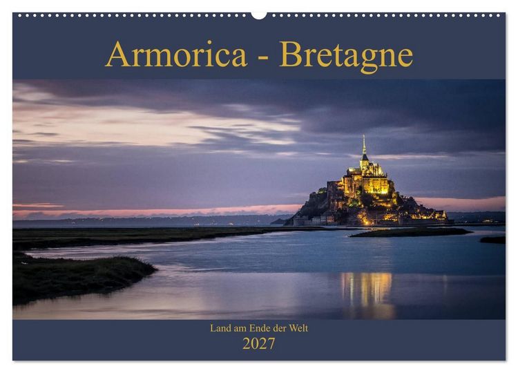 Produktbild: Armorica - Bretagne, Land am Ende der Welt (Wandkalender 2027 DIN A2 quer), CALVENDO Monatskalender