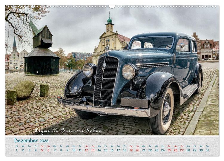 Produktbild: Oldtimer, die neuen ALTEN (hochwertiger Premium Wandkalender 2026 DIN A2 quer), Kunstdruck in Hochglanz