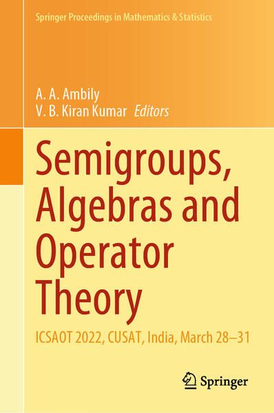 Produktbild: Semigroups, Algebras and Operator Theory