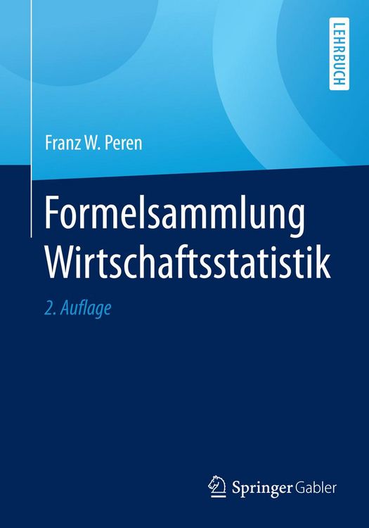 Produktbild: Formelsammlung Wirtschaftsstatistik