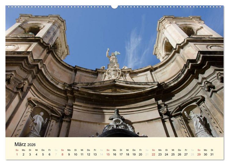 Produktbild: Malta und Gozo, Perlen im Mittelmeer (Wandkalender 2026 DIN A2 quer), CALVENDO Monatskalender
