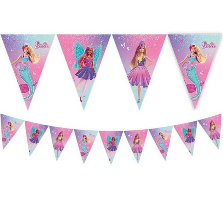 Produktbild: Barbie Flaggenbanner Fantasy