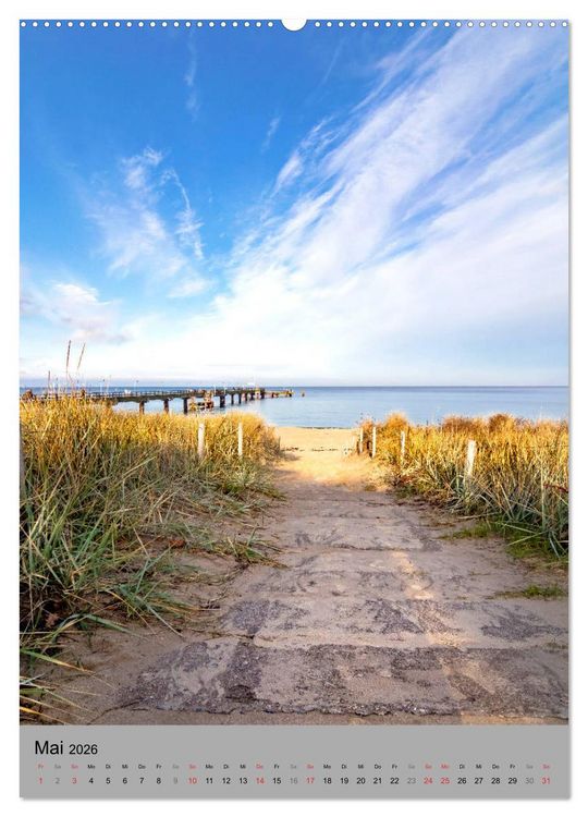 Produktbild: INSEL R&Uuml;GEN - Zauberhafte Momente (hochwertiger Premium Wandkalender 2026 DIN A2 hoch), Kunstdruck in Hochglanz
