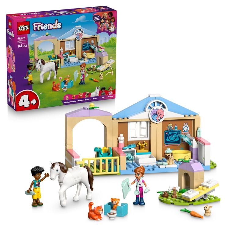 Produktbild: LEGO Friends 42696 Tierklinik, Lernspielzeug mit Mini Puppen