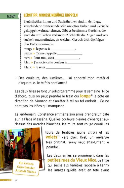Produktbild: PONS Lekt&uuml;re mit allen Sinnen: Madame Bonnet et son champ de lavande
