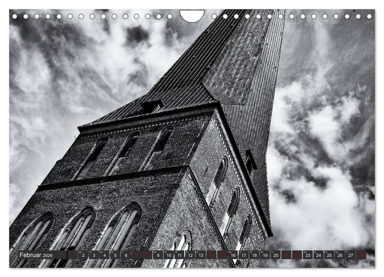Produktbild: Ein Blick auf die Hansestadt Rostock (Wandkalender 2026 DIN A4 quer), CALVENDO Monatskalender