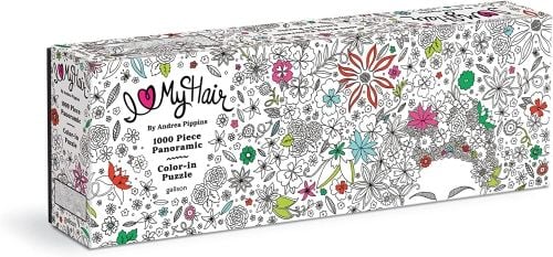 Produktbild: Andrea Pippins Flowers in Your Hair Color-In 1000 Piece Panoramic Puzzle