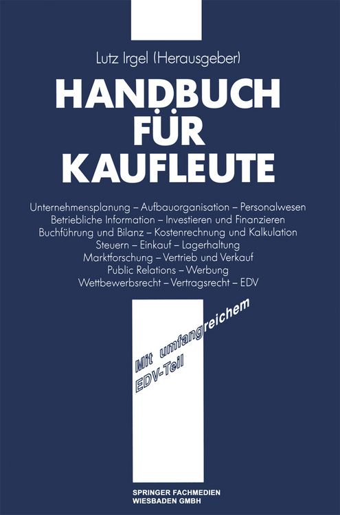 Produktbild: Handbuch f&uuml;r Kaufleute