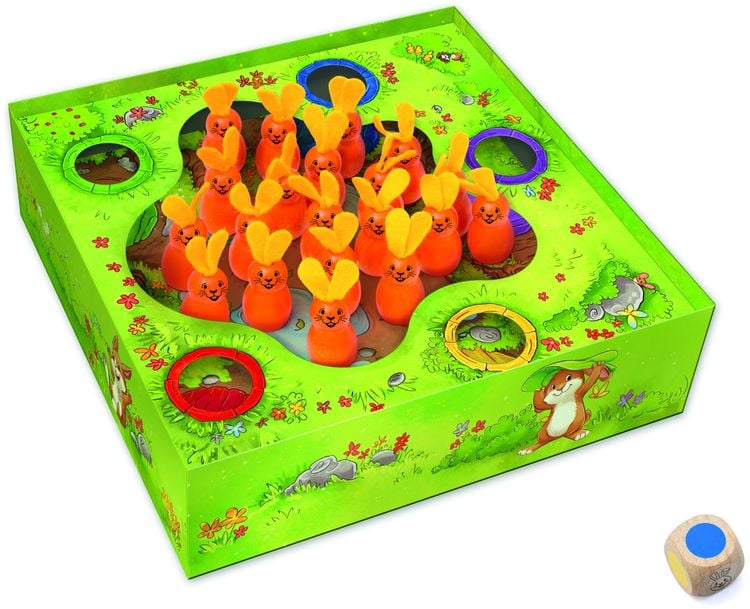 Produktbild: Pegasus - Hopp Hopp Häschen, Kinderspiel, Lernspiel