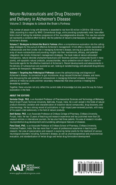 Produktbild: Neuro-Nutraceuticals and Drug Discovery and Delivery in Alzheimer's Disease