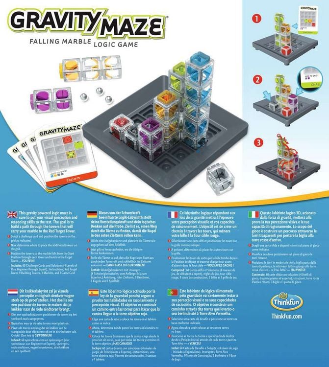 Produktbild: ThinkFun Gravity Maze - Logikspiel ab 8 Jahre