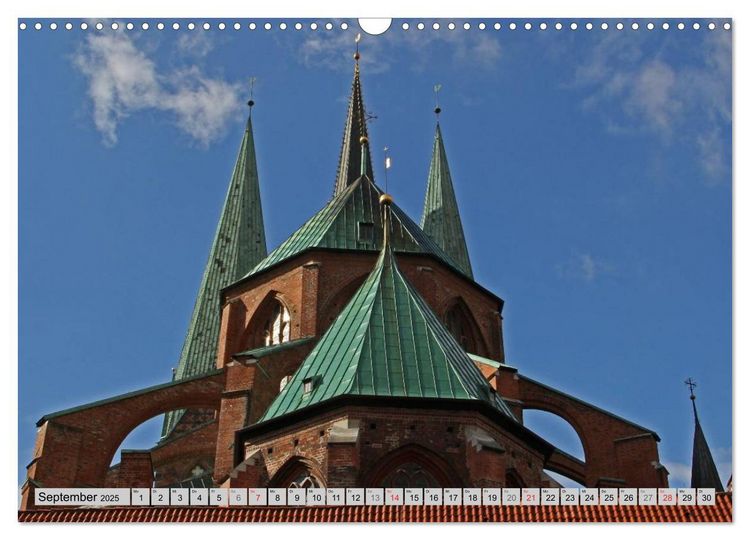 Produktbild: Hansestadt L&uuml;beck (Wandkalender 2025 DIN A3 quer), CALVENDO Monatskalender