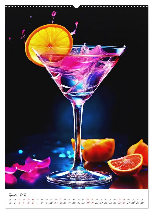 Produktbild: Mixology Meisterwerke (Wandkalender 2026 DIN A2 hoch), CALVENDO Monatskalender