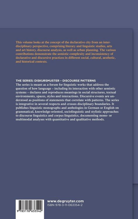Produktbild: Place-Making in the Declarative City