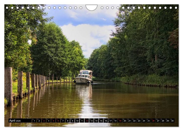Produktbild: Mecklenburgische Seenplatte - zum Tr&auml;umen sch&ouml;n (Wandkalender 2026 DIN A4 quer), CALVENDO Monatskalender