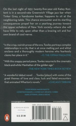 Produktbild: Towles, A: Rules of Civility