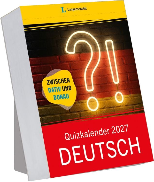 Produktbild: Langenscheidt Quizkalender Deutsch 2027