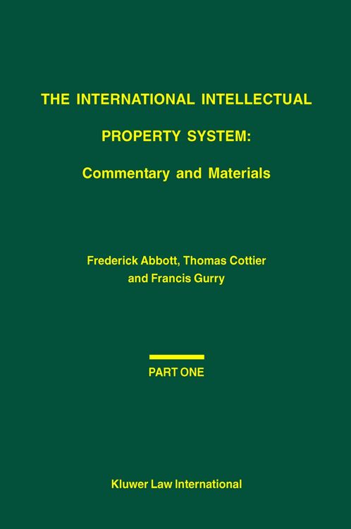 Produktbild: International Intellectual Property System: Commentary and Materials
