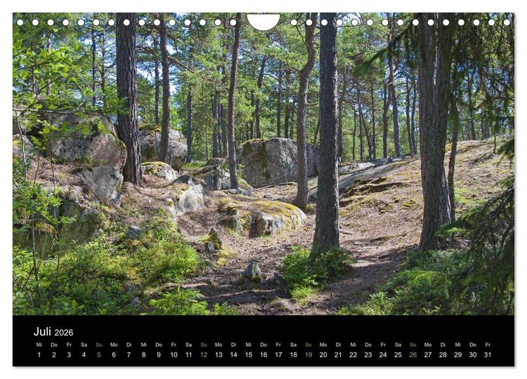 Produktbild: S&uuml;dschweden (Wandkalender 2026 DIN A4 quer), CALVENDO Monatskalender
