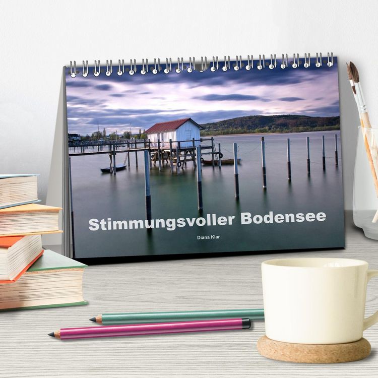 Produktbild: Stimmungsvoller Bodensee (Tischkalender 2026 DIN A5 quer), CALVENDO Monatskalender