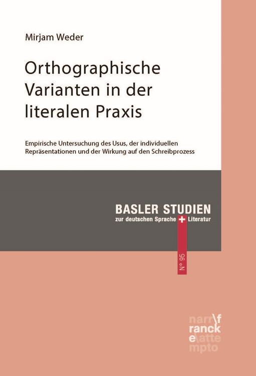 Produktbild: Orthographische Varianten in der literalen Praxis