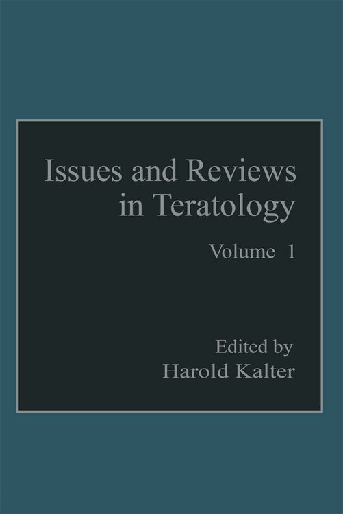 Produktbild: Issues and Reviews in Teratology