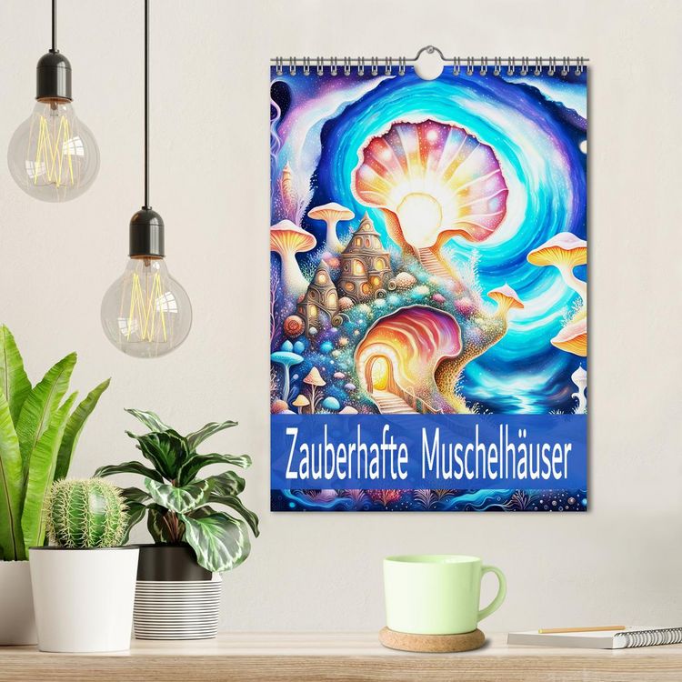 Produktbild: Zauberhafte Muschelh&auml;user (Wandkalender 2026 DIN A4 hoch), CALVENDO Monatskalender