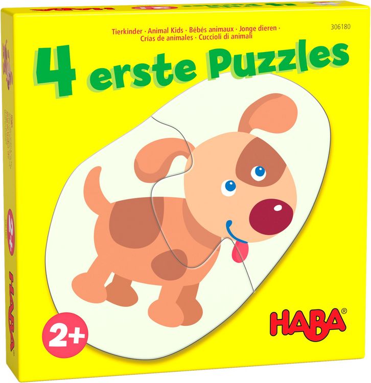 Produktbild: HABA - 4 erste Puzzles - Tierkinder