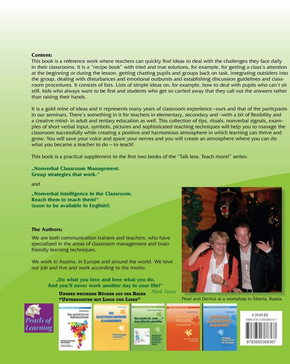 Produktbild: Talk less. Teach more! A nonverbal recipe book for talked-out teachers!