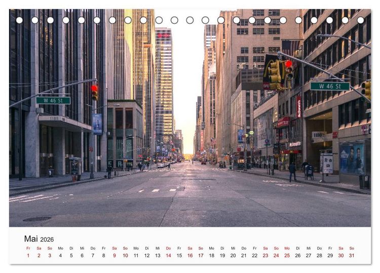 Produktbild: Traumstadt New York (Tischkalender 2026 DIN A5 quer), CALVENDO Monatskalender