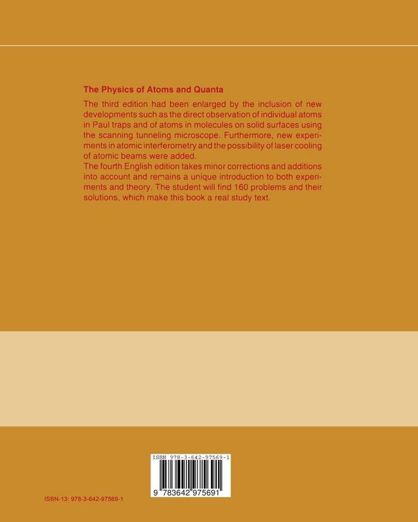 Produktbild: The Physics of Atoms and Quanta