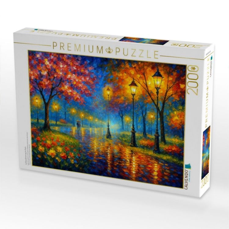 Produktbild: CALVENDO Puzzle Lichterstimmung im Park | 2000 Teile Lege-Gr&ouml;&szlig;e 90x67cm Foto-Puzzle f&uuml;r gl&uuml;ckliche Stunden