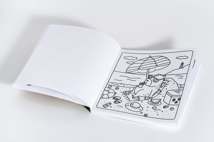 Produktbild: Happy Cappy - Cosy Capybara Coloring. Ein Ausmalbuch f&uuml;r jedes Alter