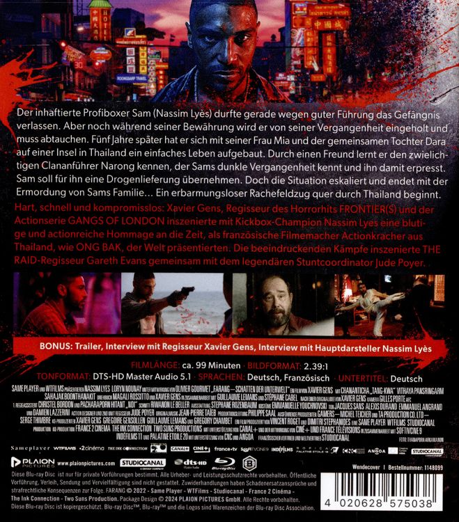 Produktbild: Farang - Schatten der Unterwelt