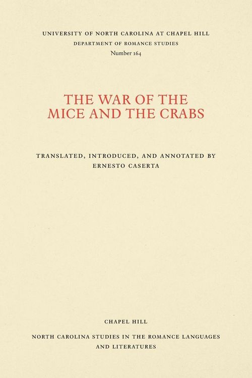 Produktbild: The War of the Mice and the Crabs