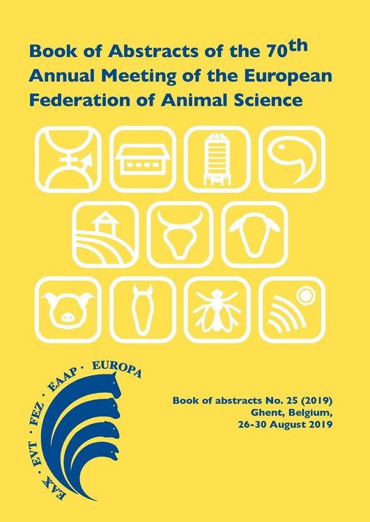 Produktbild: Book of Abstracts of the 70th Annual Meeting of the European Federation of Animal Science