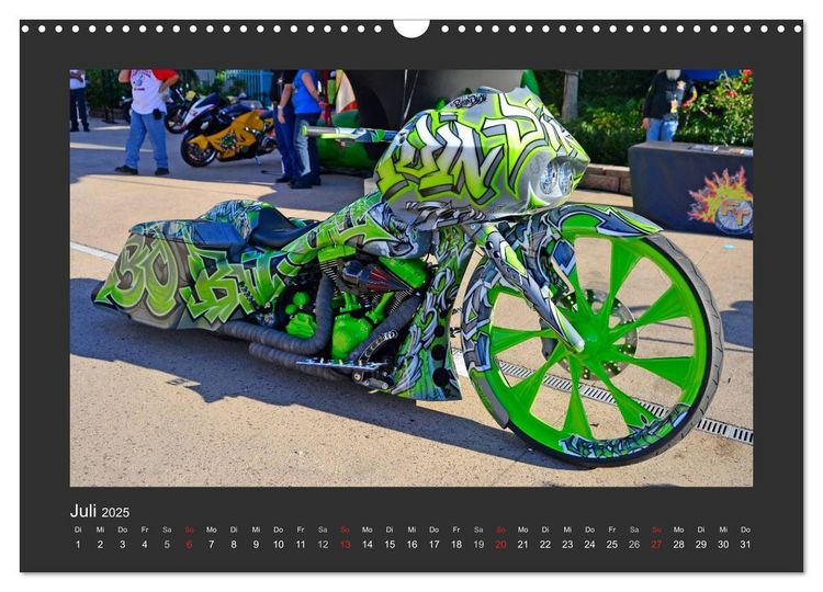 Produktbild: BEST OF HARLEY-DAVIDSON BAGGER-STYLE (Wandkalender 2025 DIN A3 quer), CALVENDO Monatskalender