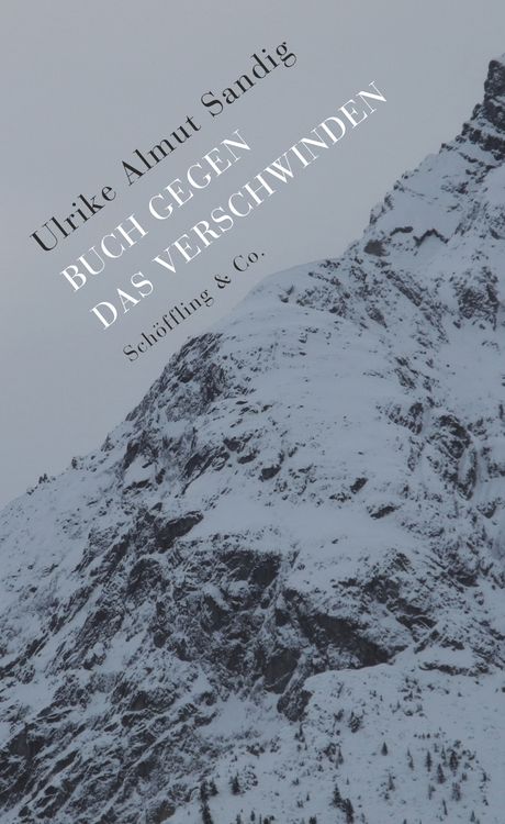 Produktbild: Buch gegen das Verschwinden