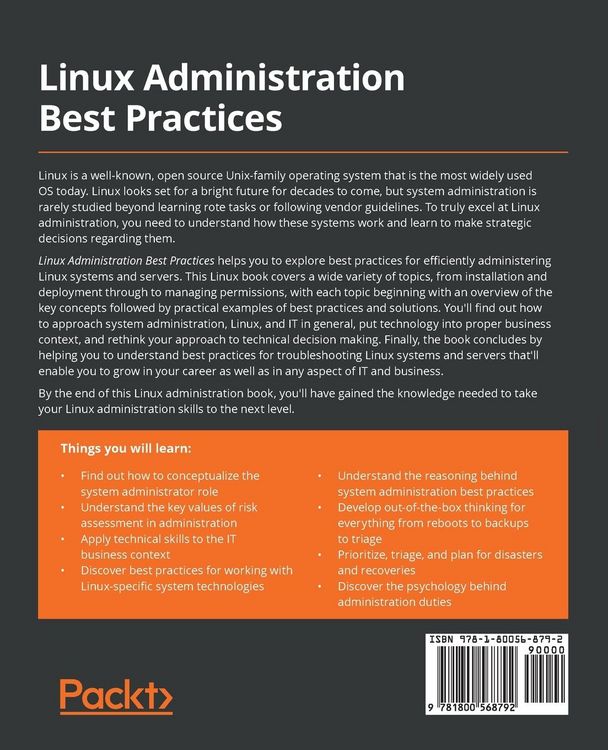Produktbild: Linux Administration Best Practices