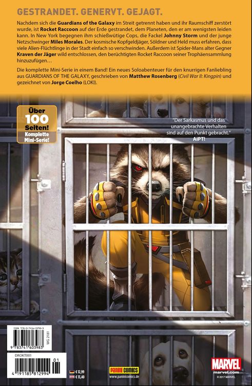 Produktbild: Rocket Raccoon: Sackgasse Erde