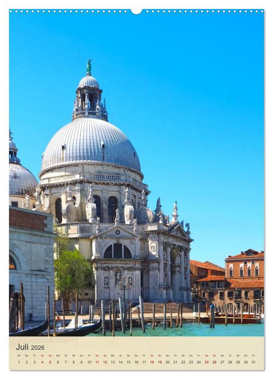 Produktbild: F&uuml;r immer Dein Venedig (Wandkalender 2026 DIN A2 hoch), CALVENDO Monatskalender