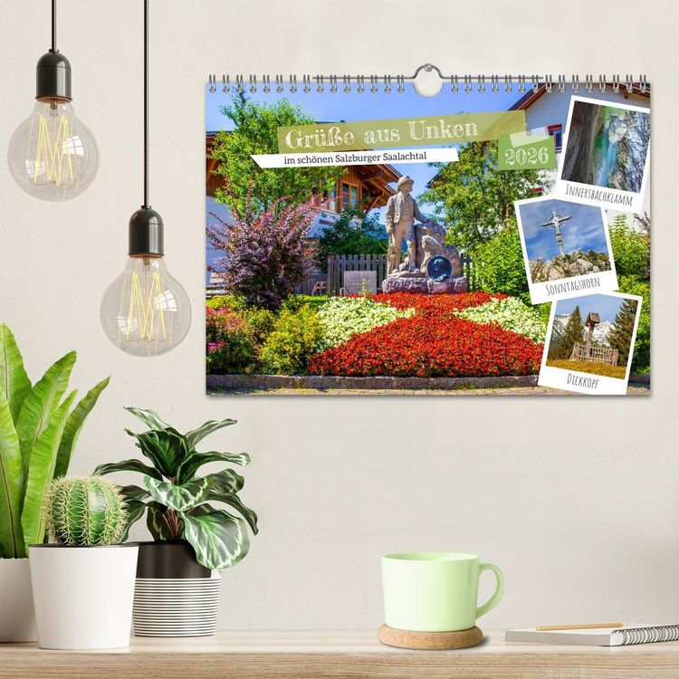Produktbild: Gr&uuml;&szlig;e aus Unken (Wandkalender 2026 DIN A4 quer), CALVENDO Monatskalender