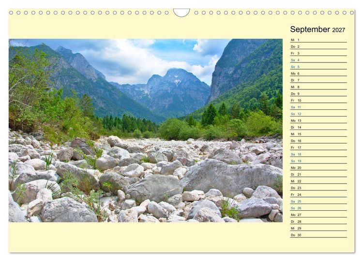 Produktbild: Slowenien - Impressionen eines Naturjuwels (Wandkalender 2027 DIN A3 quer), CALVENDO Monatskalender