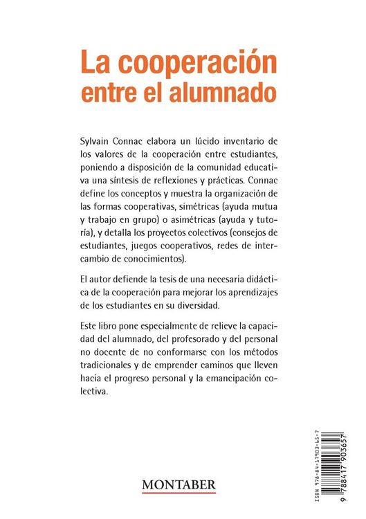 Produktbild: La cooperaci&oacute;n entre el alumnado