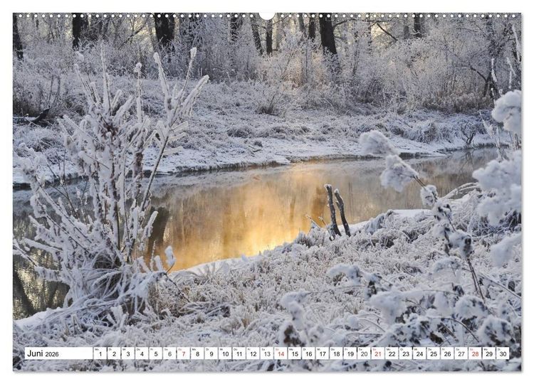 Produktbild: Winterm&auml;rchen Landschaften im Schnee (hochwertiger Premium Wandkalender 2026 DIN A2 quer), Kunstdruck in Hochglanz