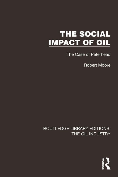 Produktbild: The Social Impact of Oil