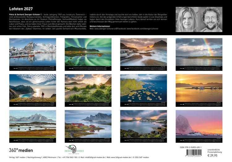 Produktbild: Lofoten Premiumkalender 2027