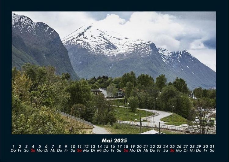 Produktbild: Landschaftskalender 2025 Fotokalender DIN A4